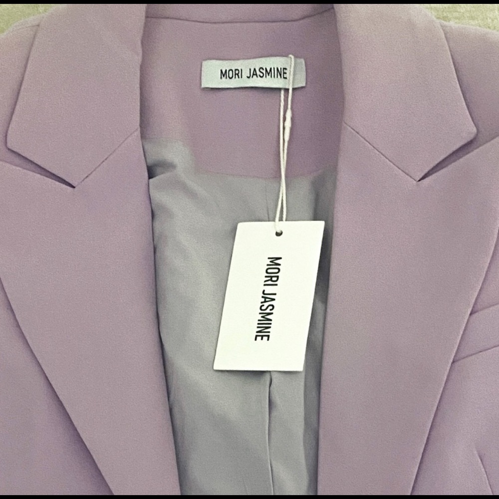 Purple Dress and Blazer set - Picture 6 of 9